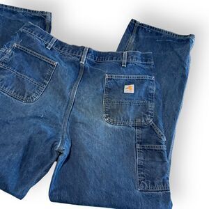 Carhartt FR Flame Resistant Cargo Denim Jeans 40 x 34  FRB13 Cat 2 Original Fit